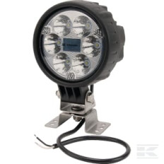 Kramp LA10015 Phare de travail LED rond 25W 2000lm, 10/30V, Ø 117mm très longue portée 6 LED Kramp