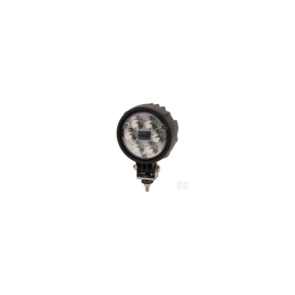 Kramp LA10008 PhaPhare de travail LED rond 24W 1500lm, 10/30V, Ø 117mm longue portée prise Deutsch 6 LED Kramp
