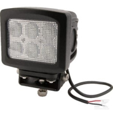 Kramp LA10082 Phare de travail LED carré 60W 5400lm, 10/30V, 135x124mm, faisceau large, 6 LED Kramp