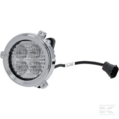 Kramp LA10428 Phare de travail LED, 40 W, 4800 lm, rond, faisceau large, Kramp