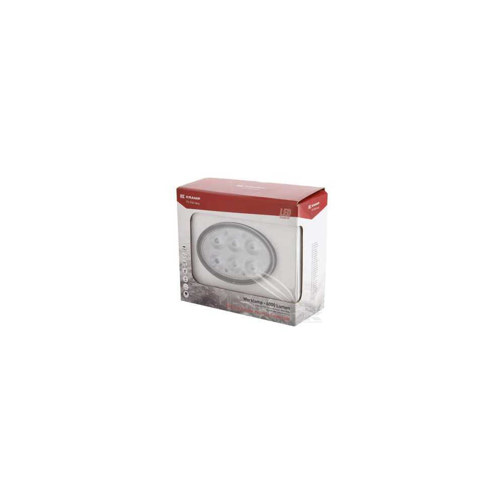 Kramp LA10525 Lampe de travail 60W 5100 Lumen FLOOD