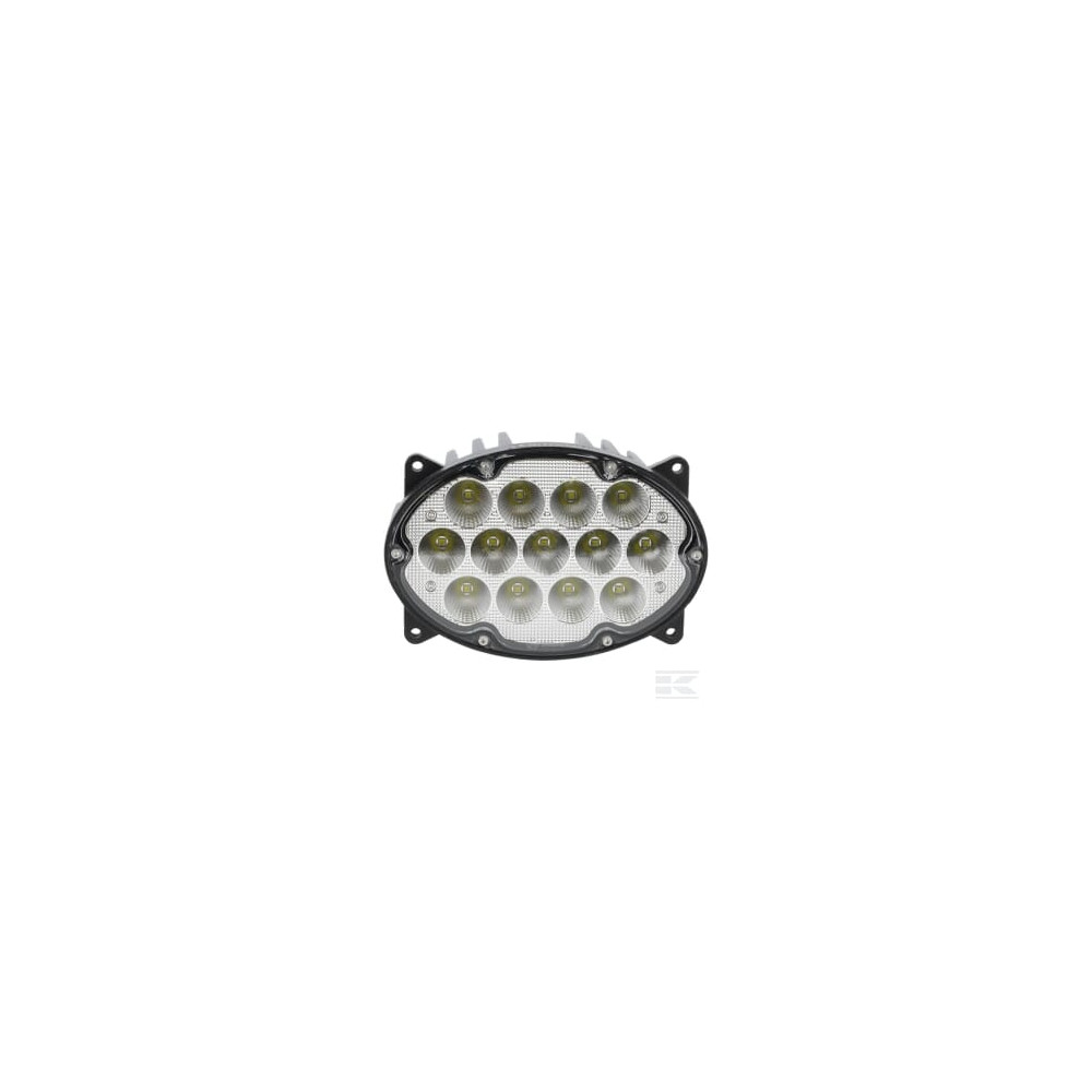 Kramp LA10559 Phare de travail LED, 65 W, 5200 lm, ovale, 10/30 V, 161x110*90 mm, faisceau large, 13 LED, H4, Kramp