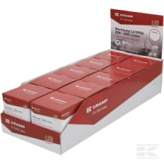 Kramp LA10906BOX Phare de travail LED, 20W, 3000lm, ovale, blanche, 100x54x93mm, Deutsch 2 broches, inondation, Kramp (boîte