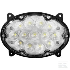 Kramp LA10600 Phare de travail LED, 39 W, 3500 lm, ovale, 10/30 V, 138x93x69 mm, faisceau large, 13 LED, Kramp