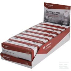 Kramp LA10902BOX Phare de travail LED, 18W, 1620lm, rectangulaire, blanche, 160x60x70mm, spot, Kramp (boîte de 8 pièces)