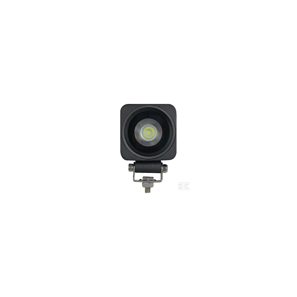 gopart LA15019 Phare de travail LED carré 10W 900lm, 10/30V, 66x65mm longue portée, 1 LED, gopart