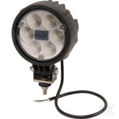 Kramp LA10013 Phare de travail LED rond 29W 2500lm, 10/30V, Ø 117mm faisceau large 6 LED Kramp