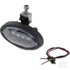 Kramp LA104491B Feu de travail LED, 80W, 8840lm, ovale, 10/30V, 190x108x63mm, 9006 plug, faisceau large
