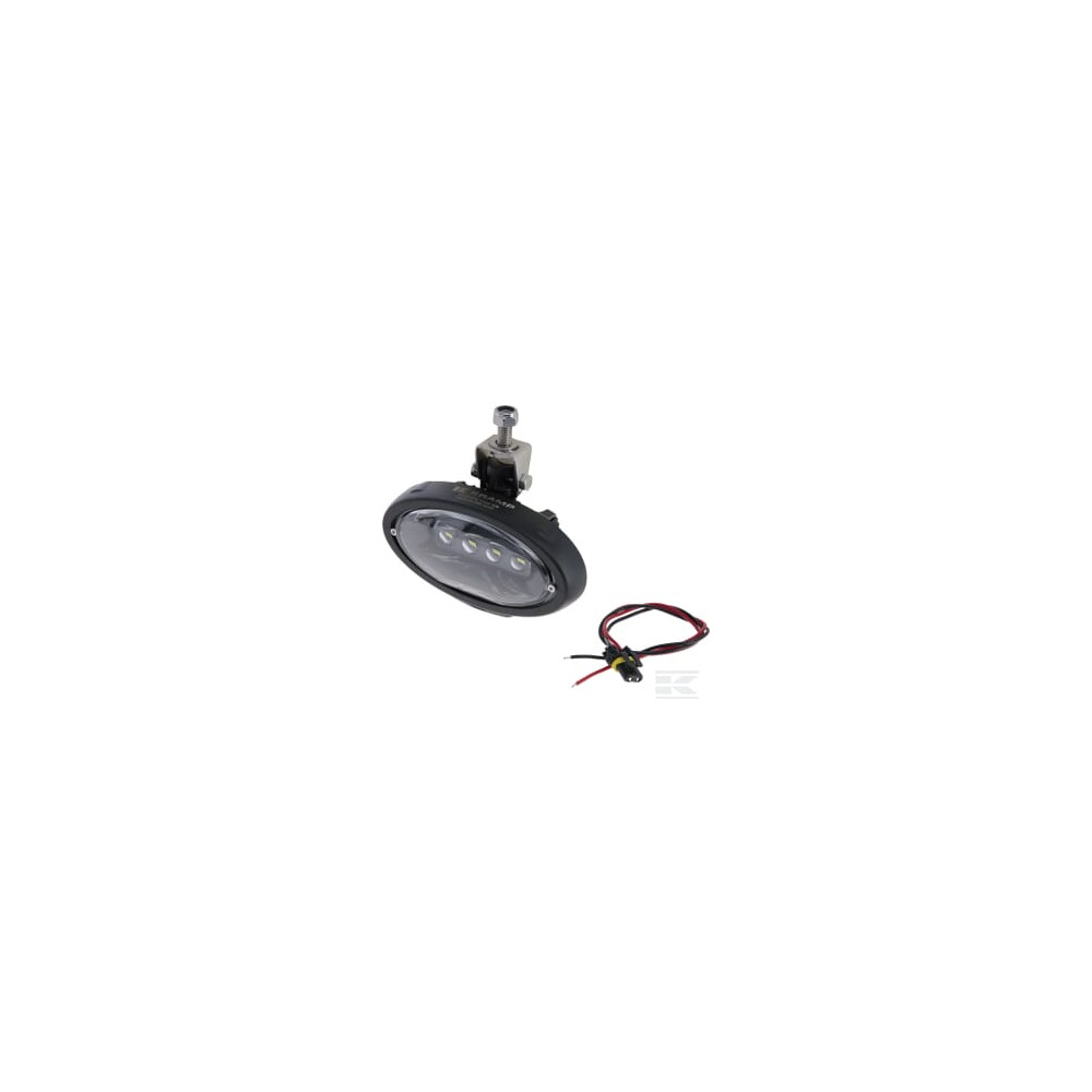 Kramp LA104491B Feu de travail LED, 80W, 8840lm, ovale, 10/30V, 190x108x63mm, 9006 plug, faisceau large