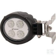 Kramp LA10018 Phare de travail LED rond 18W 1500lm, 10/30V, Ø 117mm faisceau large prise Deutch 6 LED Kramp