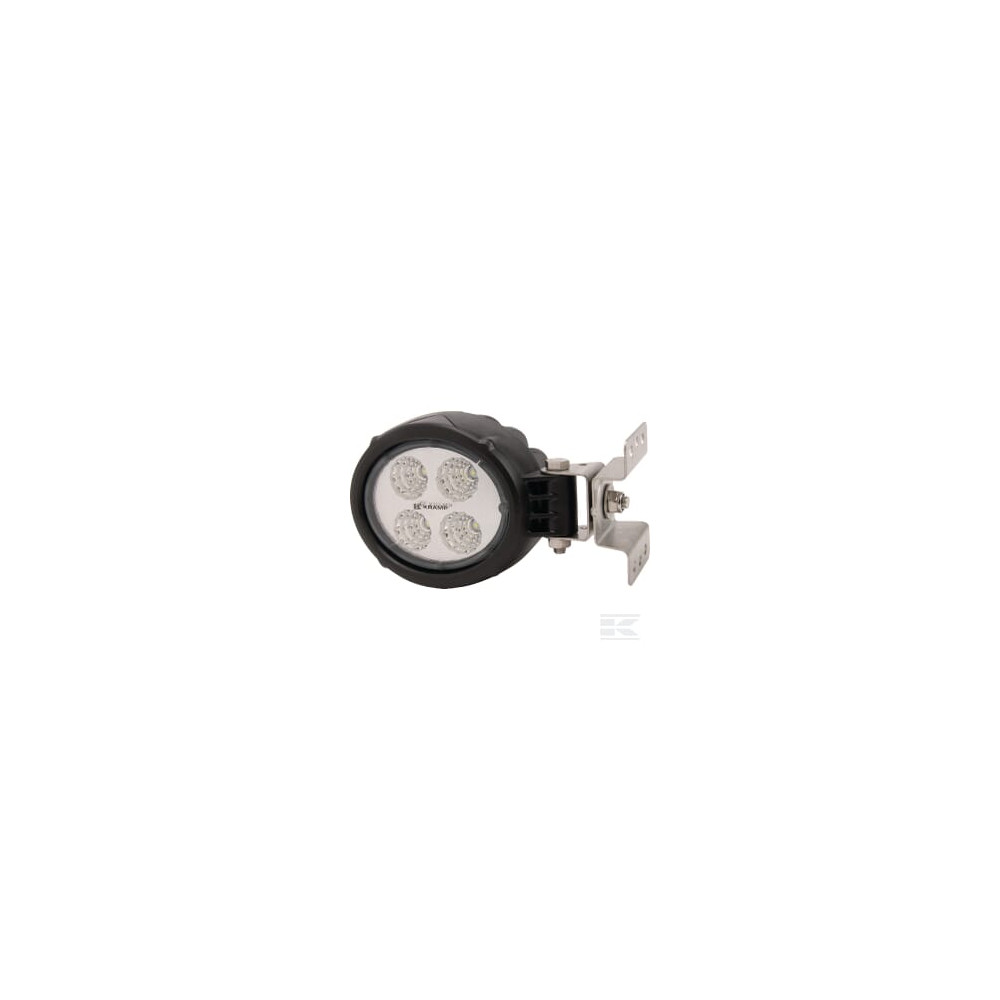 Kramp LA10018 Phare de travail LED rond 18W 1500lm, 10/30V, Ø 117mm faisceau large prise Deutch 6 LED Kramp