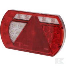 Kramp L26060P5LH5SM Feu arrière gauche multifonction à LED, SMART, 12 V, 236x140x24,3 mm, Baïonnette 5 broches,