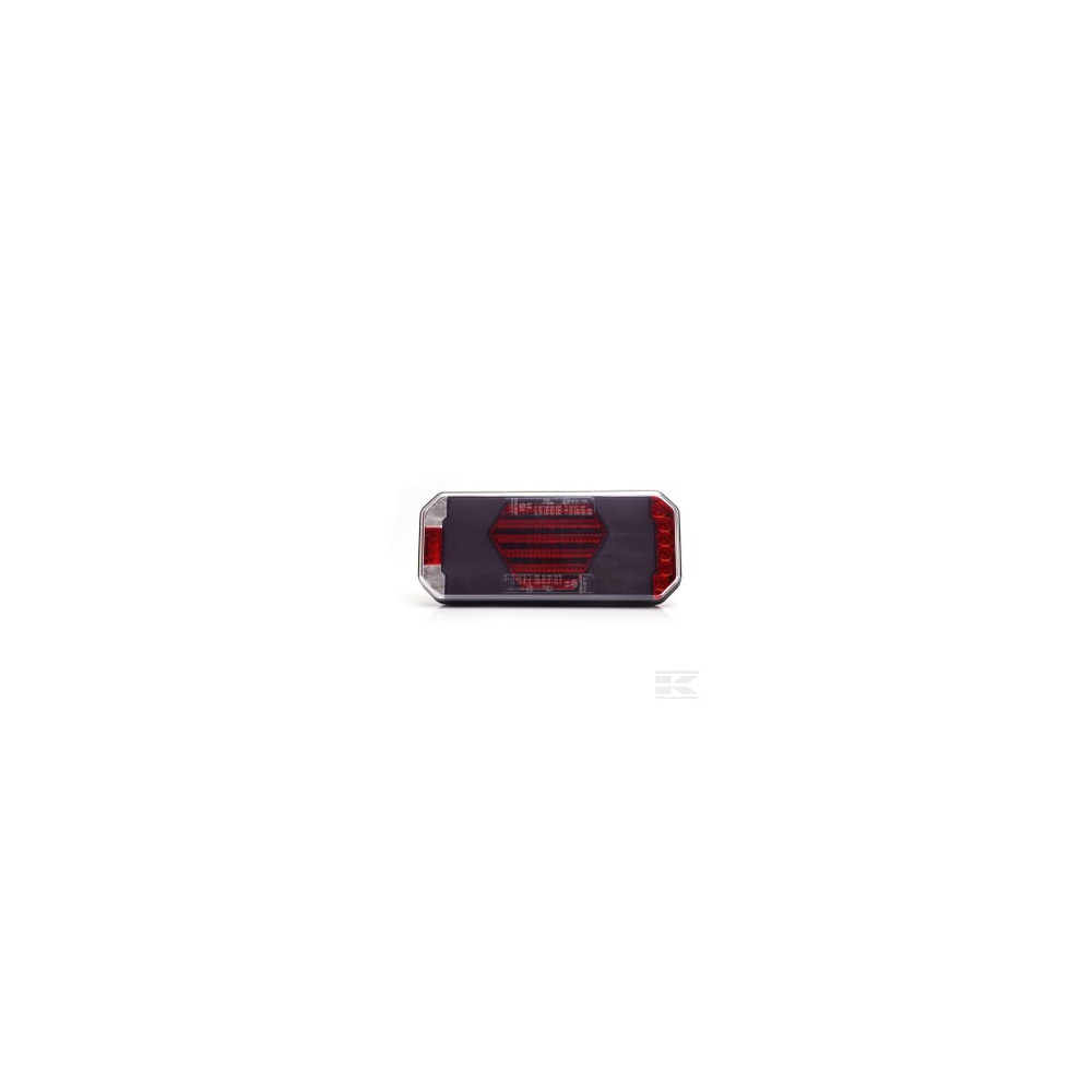 Kramp LA40072 Feu arrière multifonction rond, 12V (resistance intégrée), Ø 142mm,