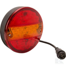 Kramp LA40037 Feu arrière LED rond câblé Ø 142mm,