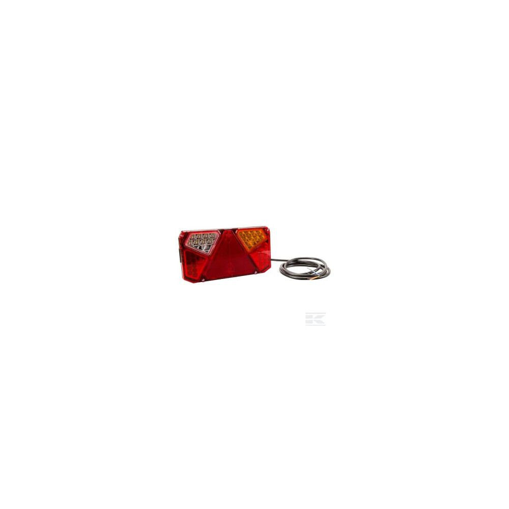 Kramp LA45043KR Feu arrière LED, carré, 12/24V, 100x40x100mm