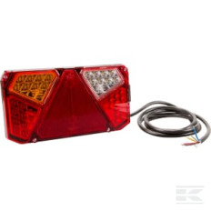 Kramp LA40005 Feu arrière LED rectangulaire droit, 12-24V, 242x134x36.5mm,Kramp