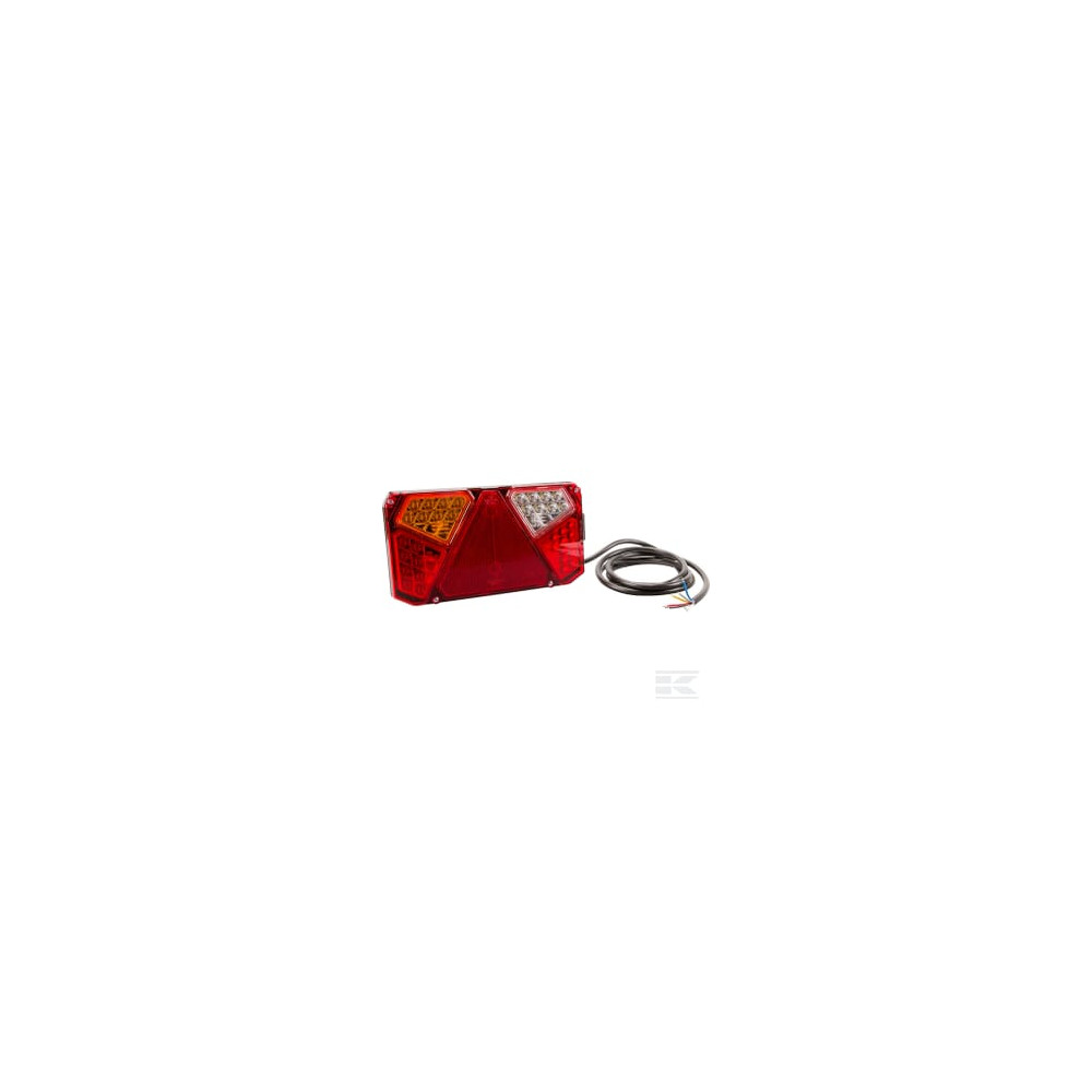 Kramp LA40005 Feu arrière LED rectangulaire droit, 12-24V, 242x134x36.5mm,Kramp
