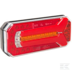Kramp LA40015 Feu arrière multifonction LED, rectangulaire, 12-24V, 200x70x60mm,