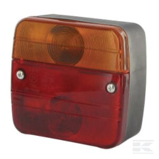 Kramp LA40028 Feu arrière LED gauche triangulaire, 12-24V, 163x144x38.8mm, 5-fiches,