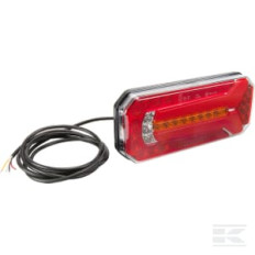 Kramp LA99170KR Feu arrière carré, 12/24V, 100x50x95mm