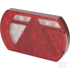 Kramp L26060P5RH1 Feu arrière droit multifonction à LED, 12 V, 236x140x24,3 mm, Baïonnette 5 broches,