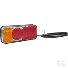Kramp LA40025 Feu arrière LED rectangle gauche 12-24V, 232x142x59mm,