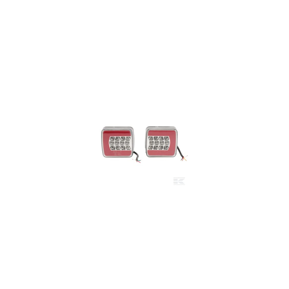 Kramp LA40029 Feu arrière multifonction LED, rectangulaire, 12-24V, 200.5x85x40mm