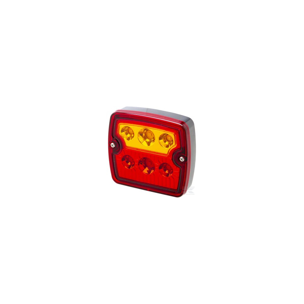 gopart LA99195 Feu arrière LED, rectangulaire, 12/24V, 106.5x98.8x35mm, gopart