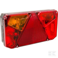 Kramp LA40041 Feu arrière multifonction LED, rond, 12-24V, Ø 142mm,