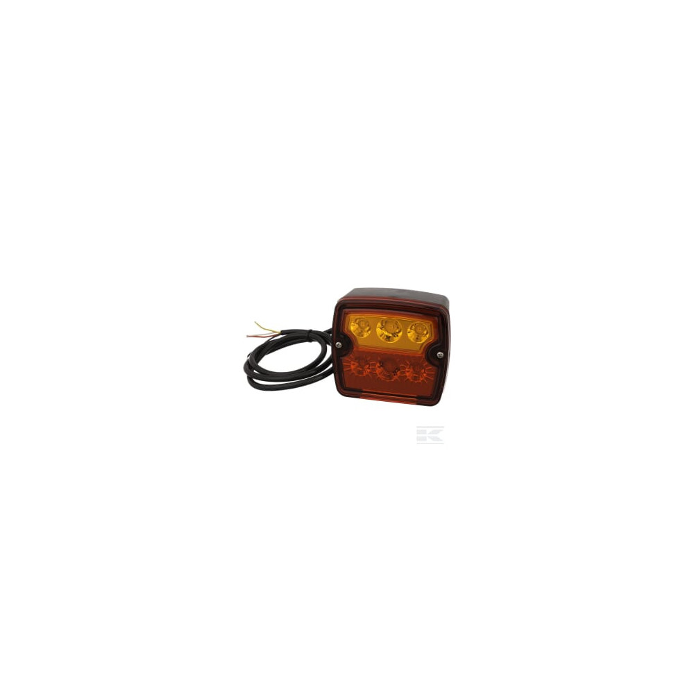Kramp L26060P6LH1 Feu arrière gauche multifonction à LED, 12 V, 236x140x24,3 mm, Baïonnette 6 broches,