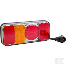Kramp LA30140 Feu de gabarit LED, carré, 12-24V, 65x65x28mm,