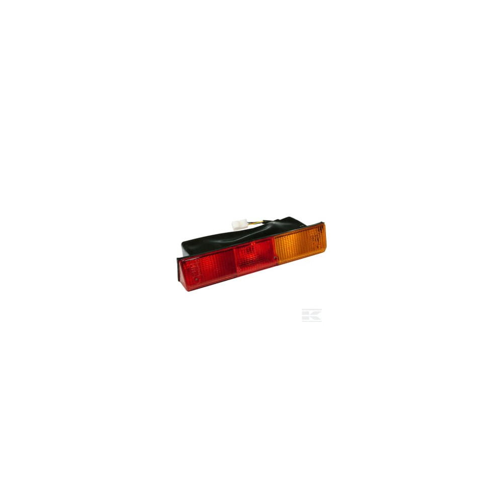 Jokon 106025110 Feu arrière carré, 12V, ambre/rouge, à visser, 95x85x55mm, BBS(K) 6025, gauche
