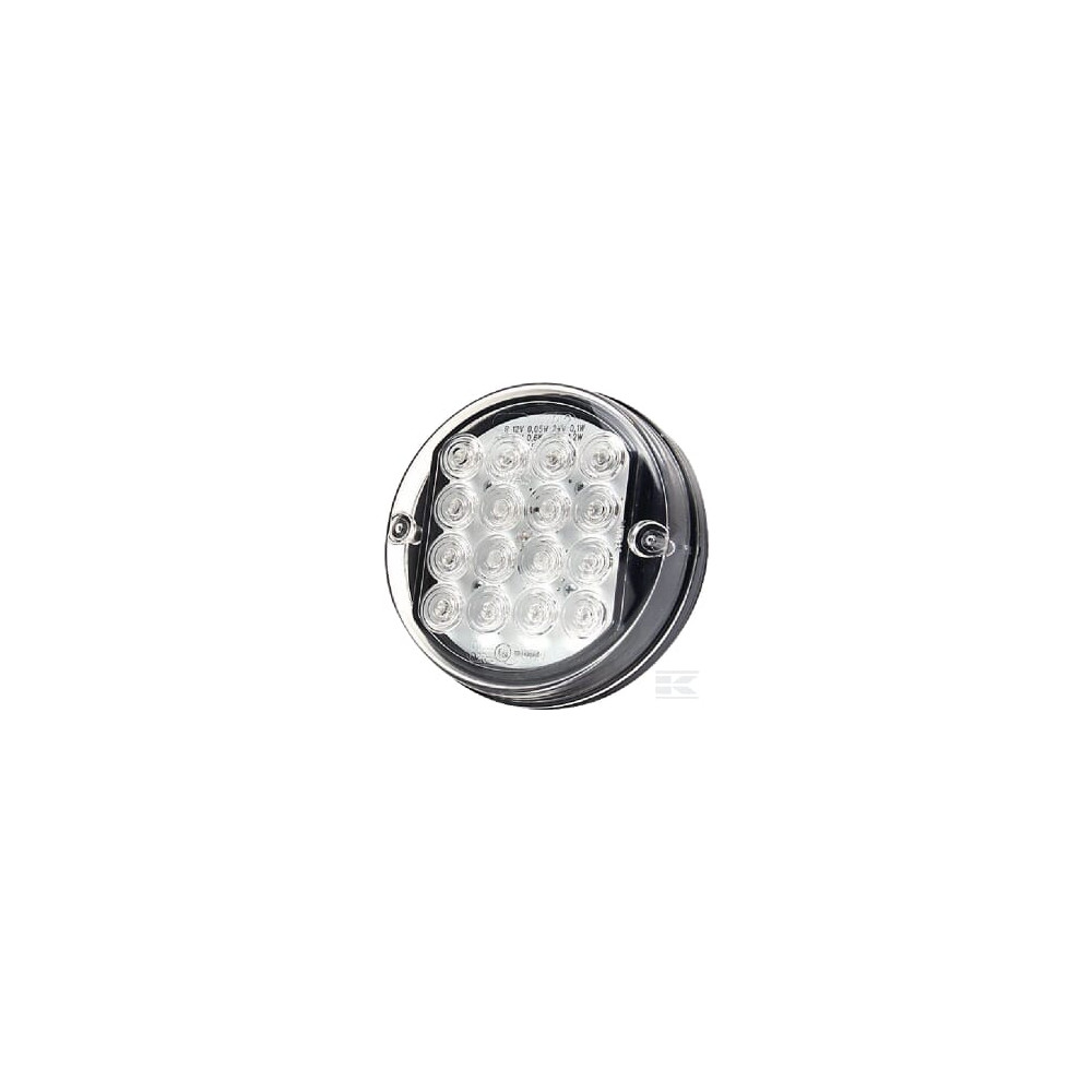 Kramp LA40039 Feu multifonction arrière LED 12V rond câblé Ø 142mm,