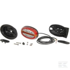 Kramp LA40047 Feu arrière multifonction LED, rond, 12-24V, Ø 115mm,