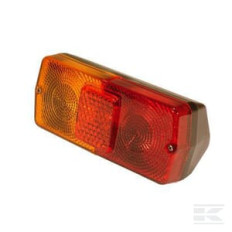 Truck-Lite 3510304IAM Feu arrière droit, 12 V, 21 W, transparent/rouge, adapté à New Holland