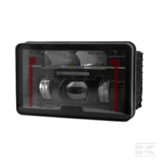 Kramp LA80065 Phare LED, 23/45W, rectangulaire, 12-24V, 168x107x82mm, feux de route/feux de croisement, chauffant