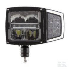 Kramp LA80043 Projecteur LED, 38 W, rectangulaire, 12-24 V, 229x150x80 mm,