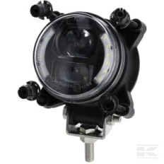 Kramp LA80092 Phare LED, 30/5W, rond, 10-30V, Ø90mm, feu de croisement, feu de position, connecteur H9, Kramp