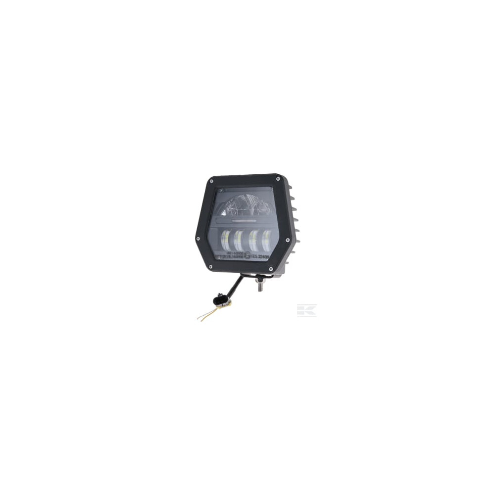 Kramp LA80075 Phare LED, 40/70W, carré, 10/30V, 181x173x97mm,