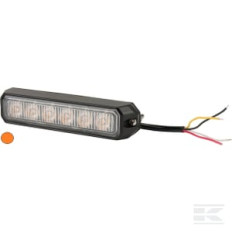 Kramp LA20014 Avertisseur flash LED orange 6x3W 12/24V