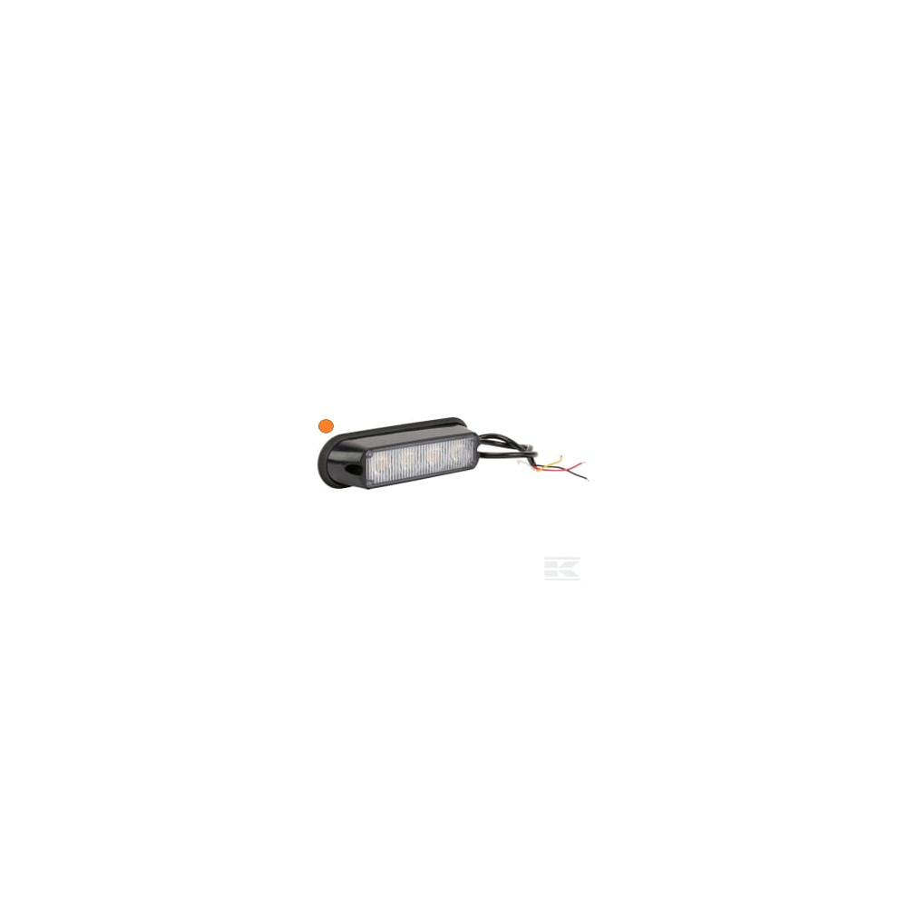 Kramp LA20011 Avertisseur flash LED orange 4x3W 12/24V