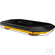 Kramp LA20150 Barre lumineuse LED, 50W, 12-24V, ambre, à boulonner/magnétique, 380mm, Kramp