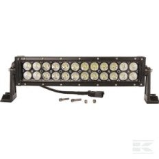 Kramp LA10308 Barre lumineuse de travail LED, 72W, 6120lm, rectangulaire, 12/24V, blanc, 343x57mm prise Deutsch, Combo, 24 LE