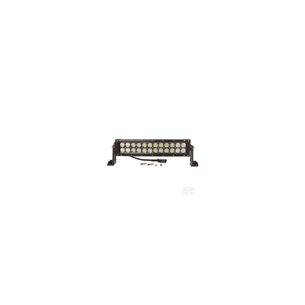 Kramp LA10308 Barre lumineuse de travail LED, 72W, 6120lm, rectangulaire, 12/24V, blanc, 343x57mm prise Deutsch, Combo, 24 LE
