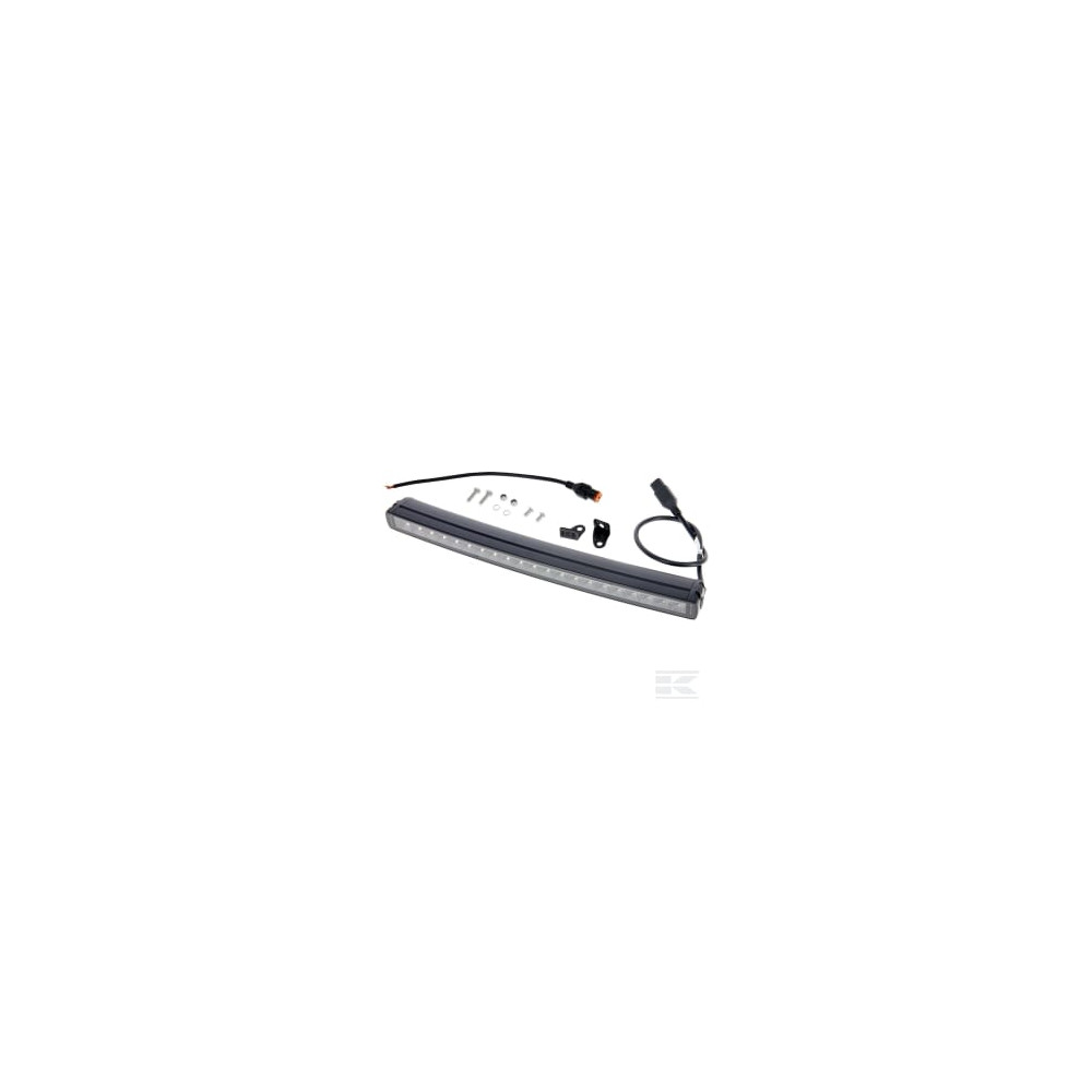 Kramp LA10824 Barre lumineuse de travail LED, 105W, 8820lm, rectangulaire, 12/24V, blanc/orange, 525,5x40x54,4mm prise Deutsc