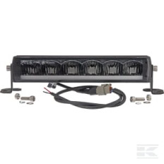 Kramp LA10320 Barre lumineuse LED, 72W, 3900lm, rectangulaire, 12/48V, blanc, 306x90x57mm, prise Deutsch 3 poles, feu de rout