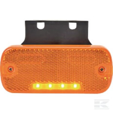 Kramp LA30104 Feu de gabarit LED, rectangulaire, 12-24V, 105.4x45x11.8mm, Kramp
