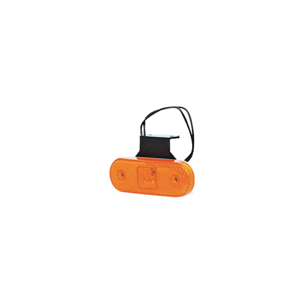 Kramp LA30125 Feu de gabarit LED, rectangulaire, 12-24V, 113.5x40x26.5mm, Kramp