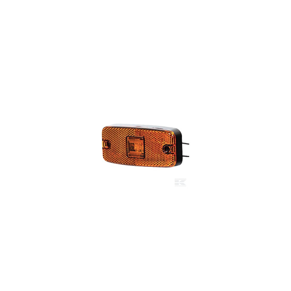 Kramp LA30128 Feu de gabarit LED, rectangulaire, 12-24V, 111x50.5x23mm, Kramp