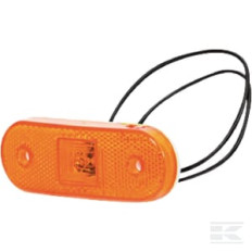 Kramp LA30124 Feu de gabarit LED, rectangulaire, 12-24V, 113.5x40x26.5mm, Kramp